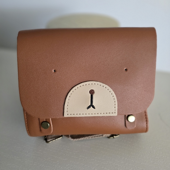 Black Or Brown Crossbody Mini Bag - Toddlers - Picture 4 of 13